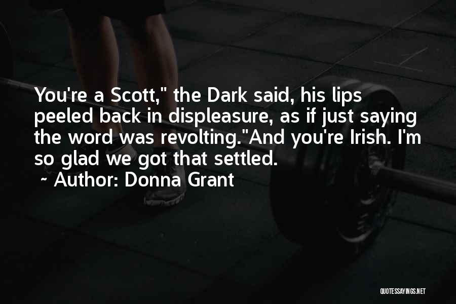 Dark 2 Word Quotes By Donna Grant