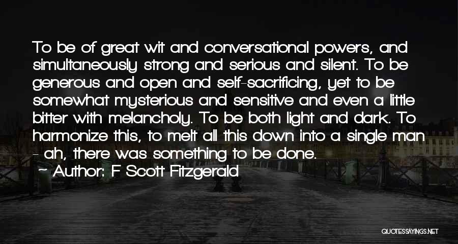 Dark And Mysterious Quotes By F Scott Fitzgerald