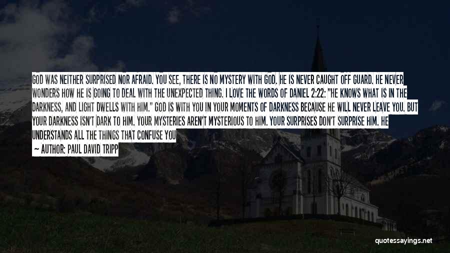 Dark And Mysterious Quotes By Paul David Tripp