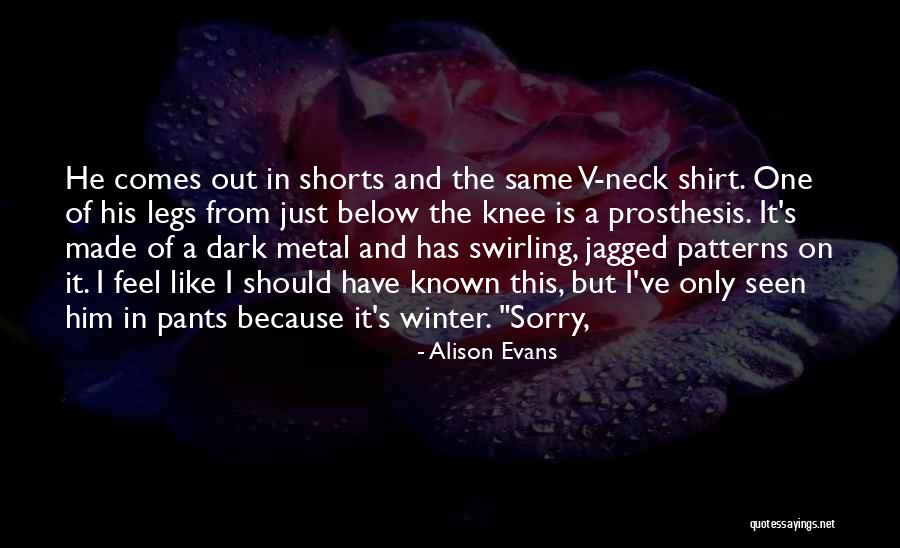 Dark Below Quotes By Alison Evans Dark Below Quotes By Alison Evans