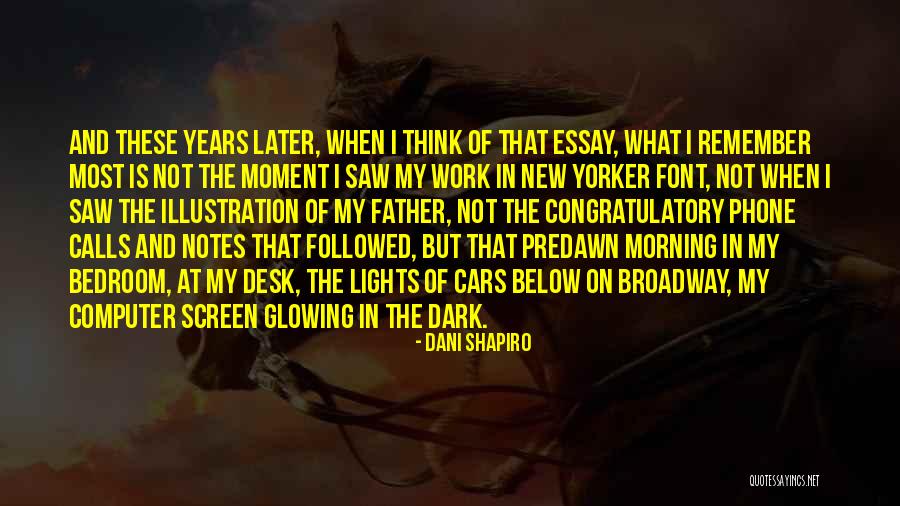 Dark Below Quotes By Dani Shapiro Dark Below Quotes By Dani Shapiro