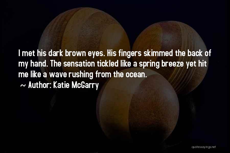 Dark Brown Eyes Quotes By Katie McGarry