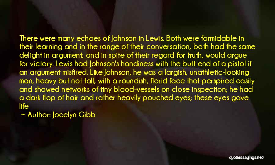 Dark Brown Hair Quotes By Jocelyn Gibb
