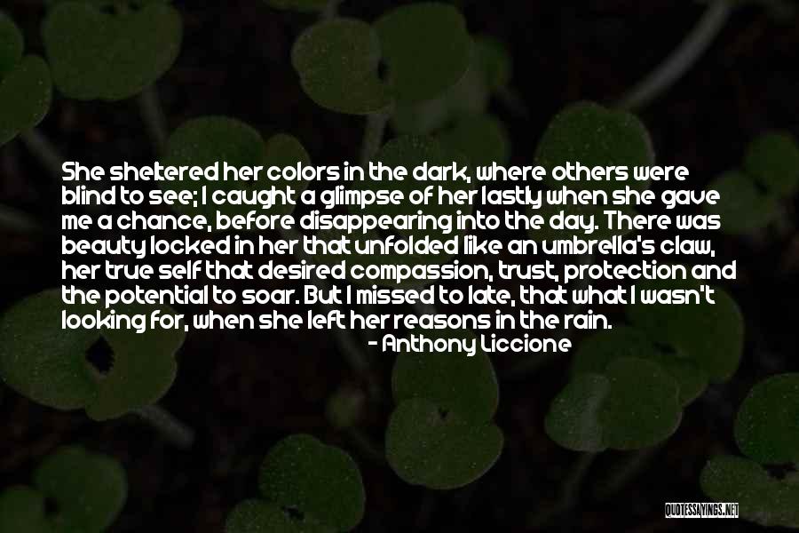 Dark But True Quotes By Anthony Liccione