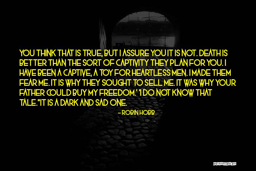 Dark But True Quotes By Robin Hobb