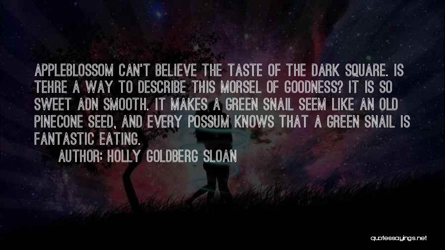 Dark Chocolate Quotes By Holly Goldberg Sloan