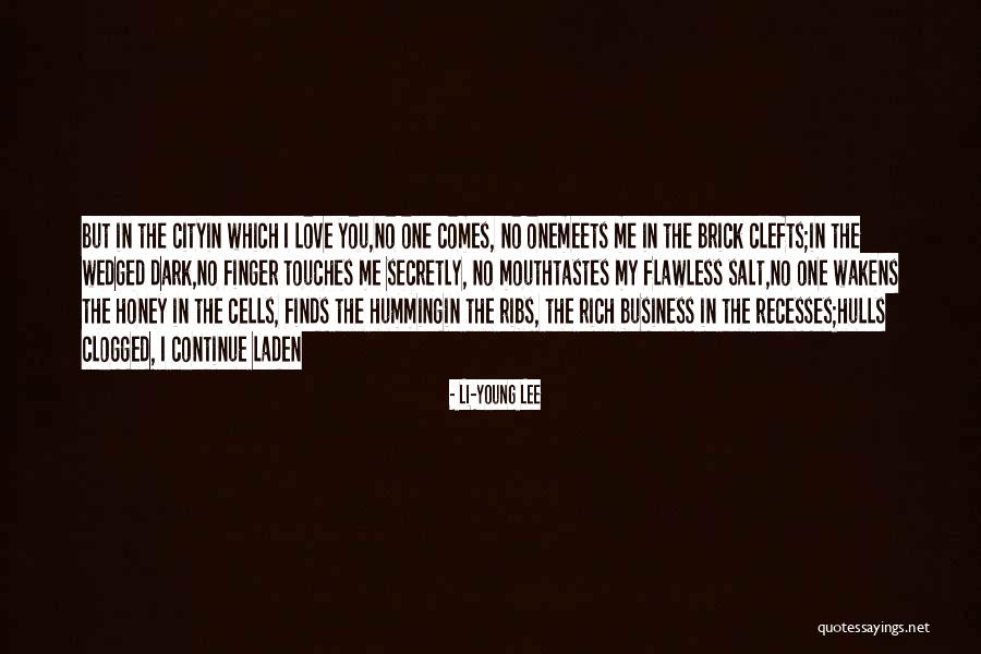 Dark City Quotes By Li-Young Lee Dark City Quotes By Li-Young Lee