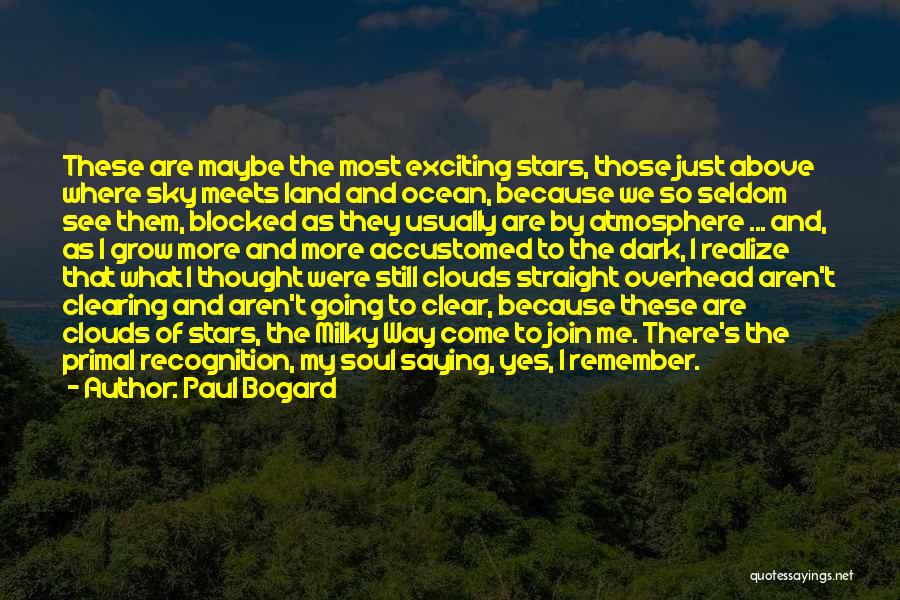 Dark Clouds Quotes By Paul Bogard
