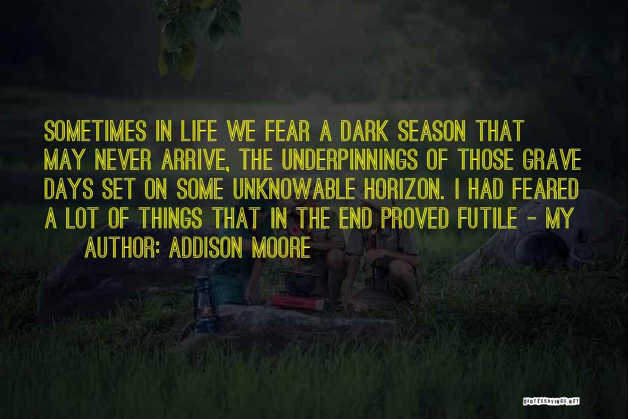 Dark Days In Life Quotes By Addison Moore