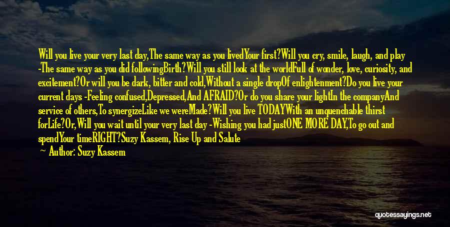 Dark Days In Life Quotes By Suzy Kassem