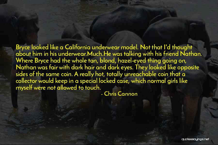 Dark Eyed Quotes By Chris Cannon