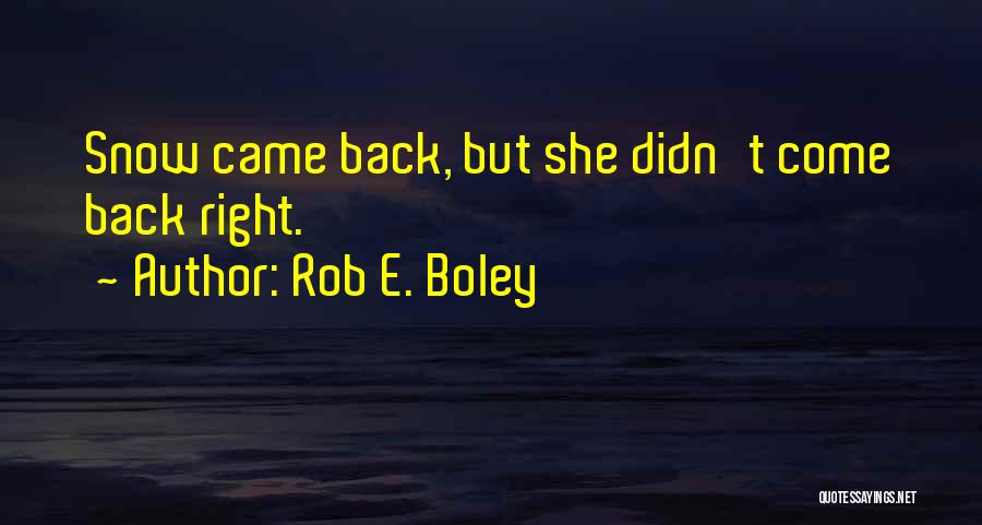 Dark Fairy Tales Quotes By Rob E. Boley