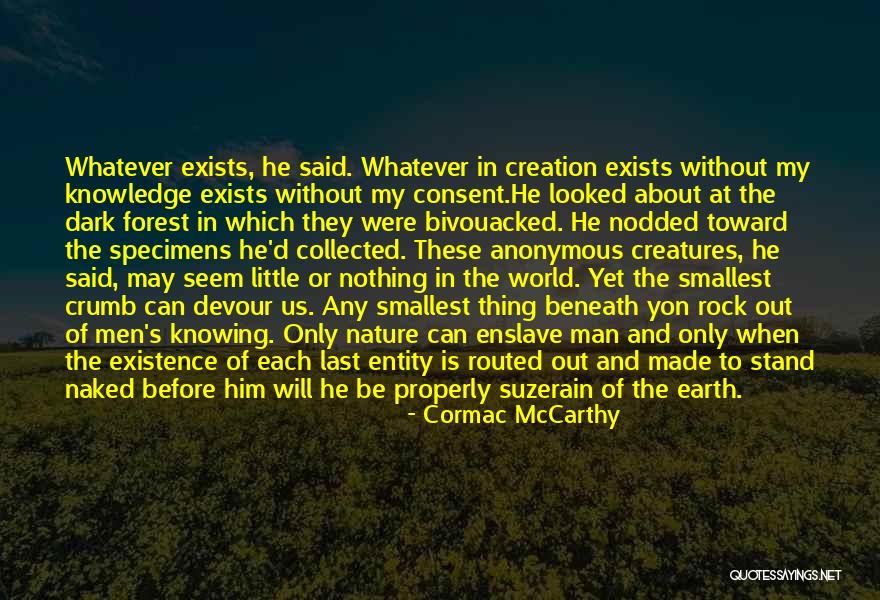 Dark Forest Quotes By Cormac McCarthy Dark Forest Quotes By Cormac McCarthy