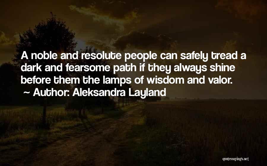 Dark Inspirational Quotes By Aleksandra Layland