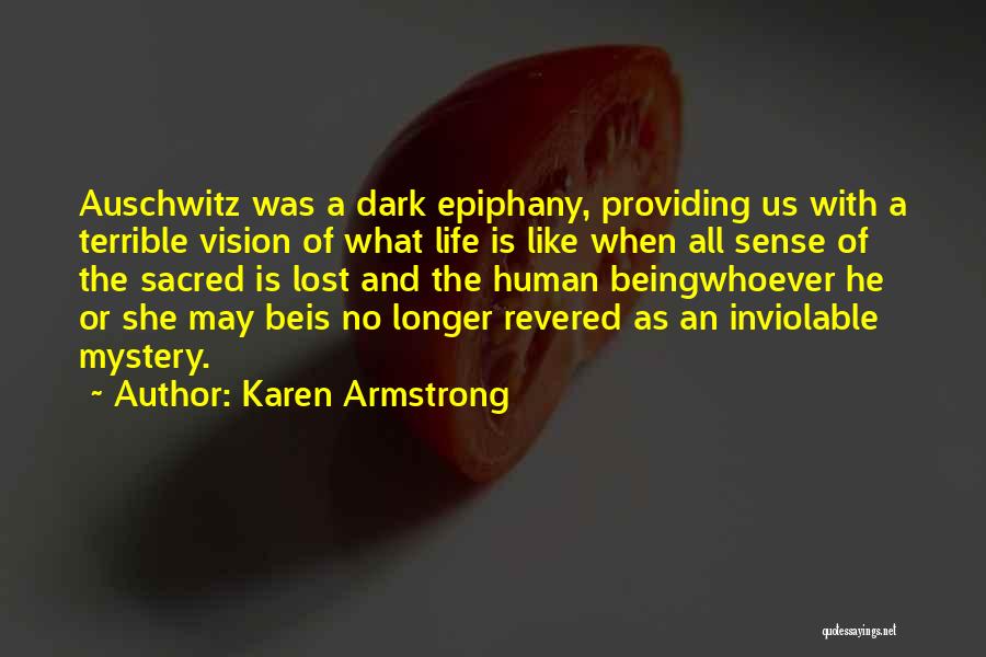 Dark Inspirational Quotes By Karen Armstrong