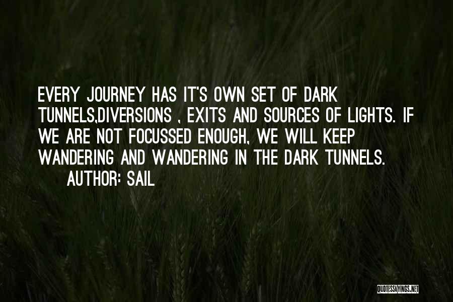 Dark Inspirational Quotes By Sail