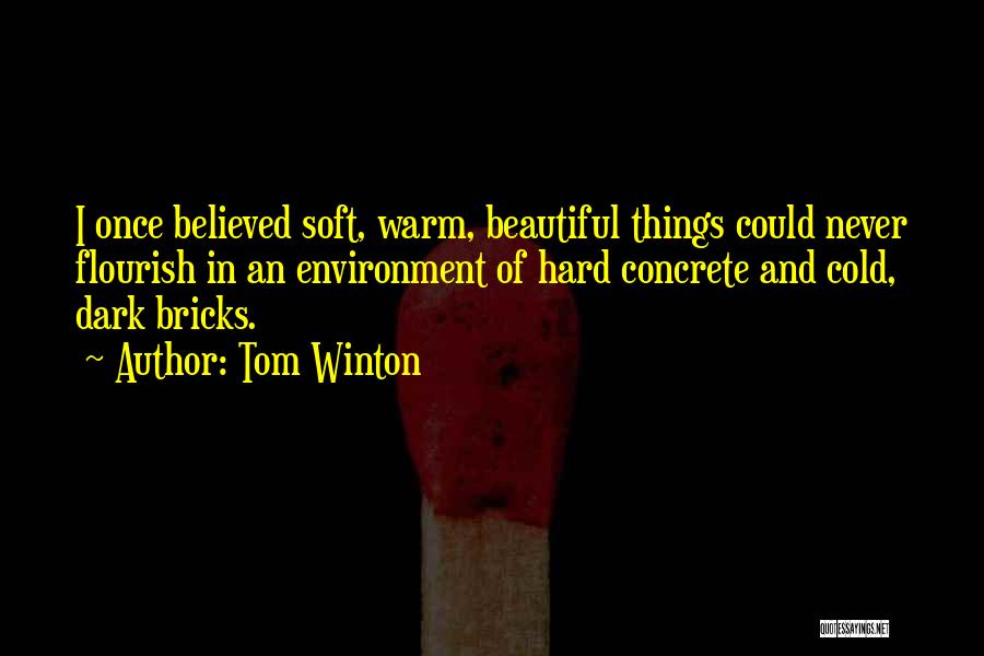 Dark Inspirational Quotes By Tom Winton