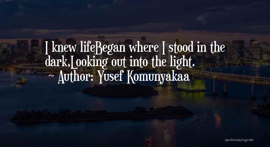 Dark Light Life Quotes By Yusef Komunyakaa