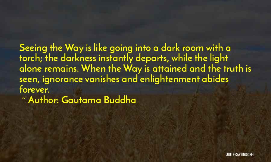 Dark Light Quotes By Gautama Buddha