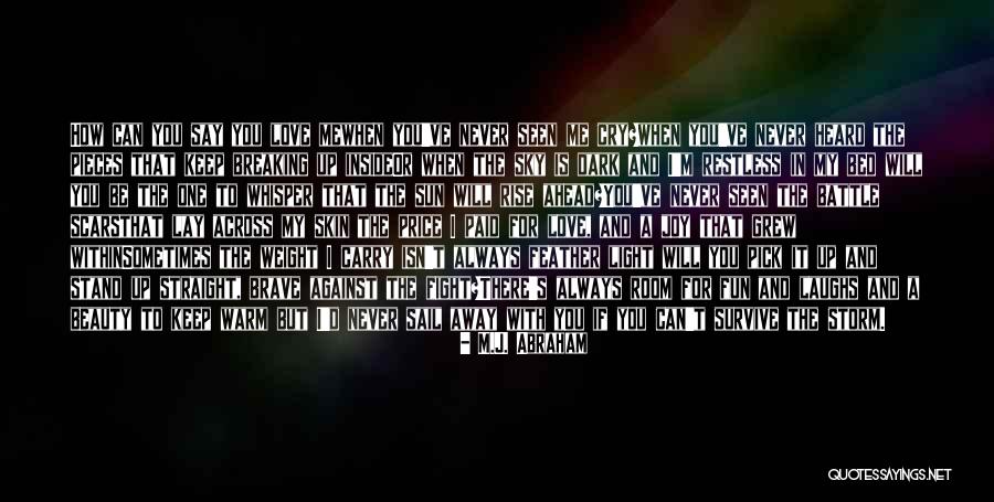 Dark Love Poetry Quotes By M.J. Abraham Dark Love Poetry Quotes By M.J. Abraham