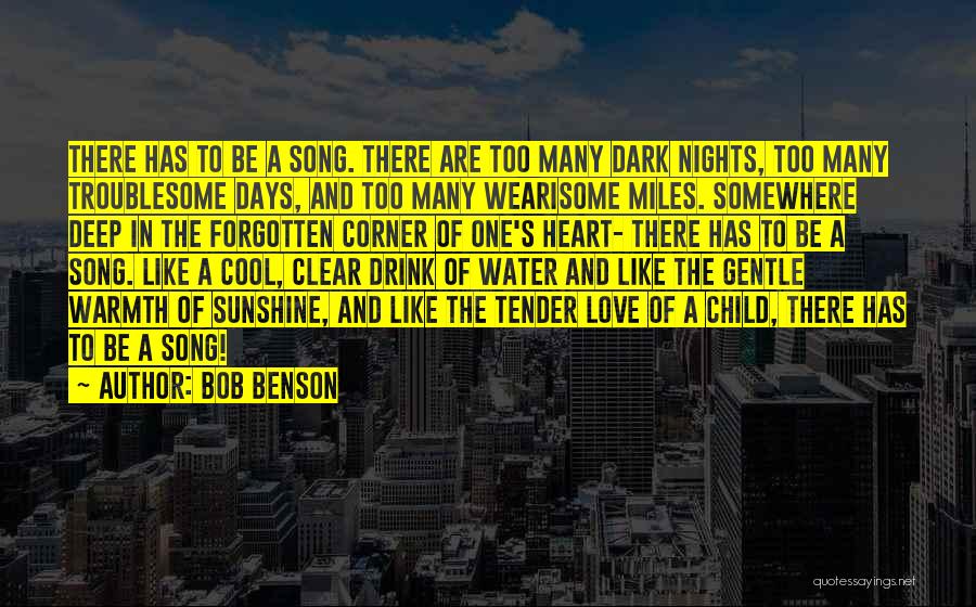 Dark Nights Quotes By Bob Benson