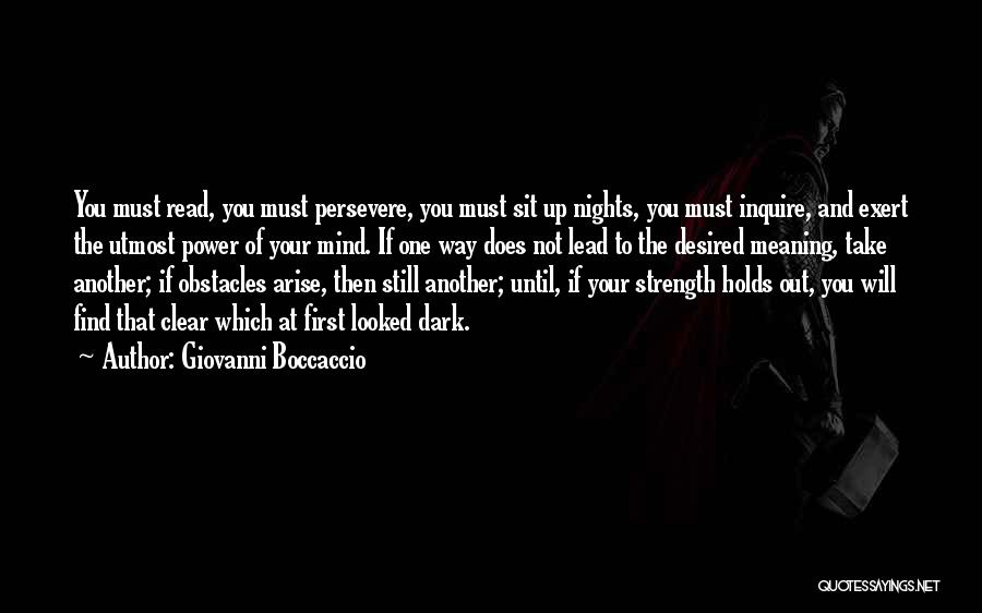 Dark Nights Quotes By Giovanni Boccaccio
