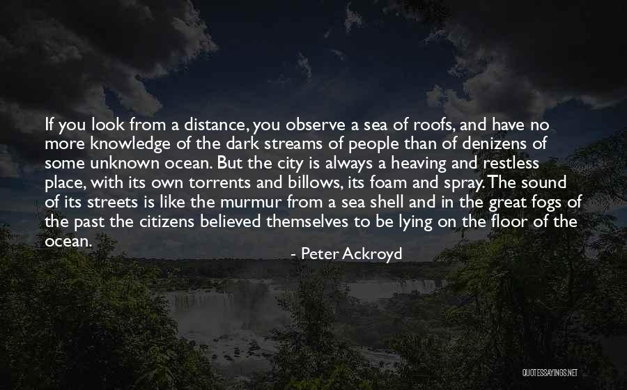 Dark Past Quotes By Peter Ackroyd Dark Past Quotes By Peter Ackroyd