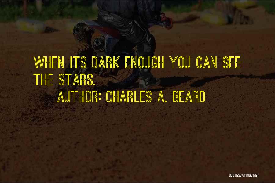 Dark Quotes By Charles A. Beard