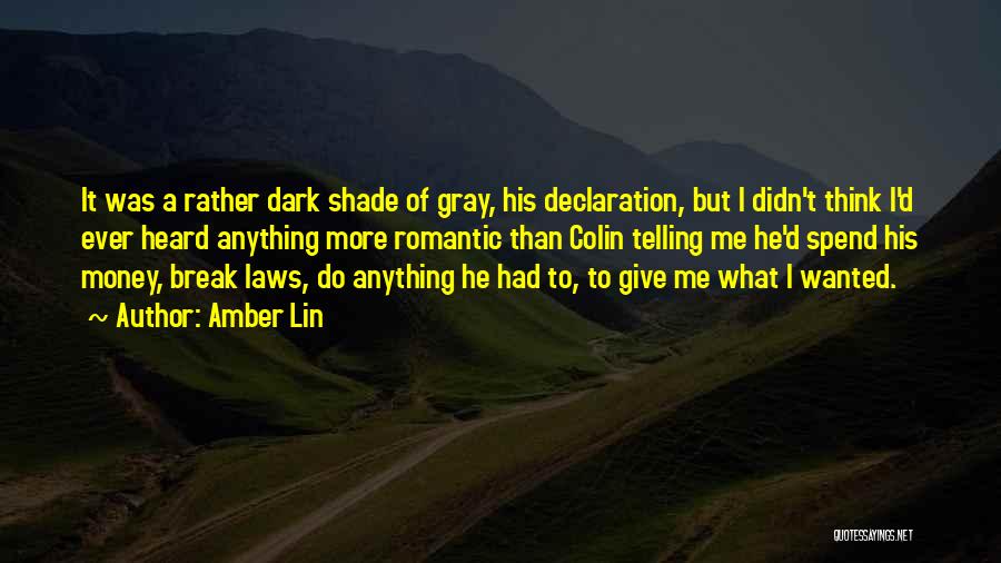 Dark Shade Quotes By Amber Lin