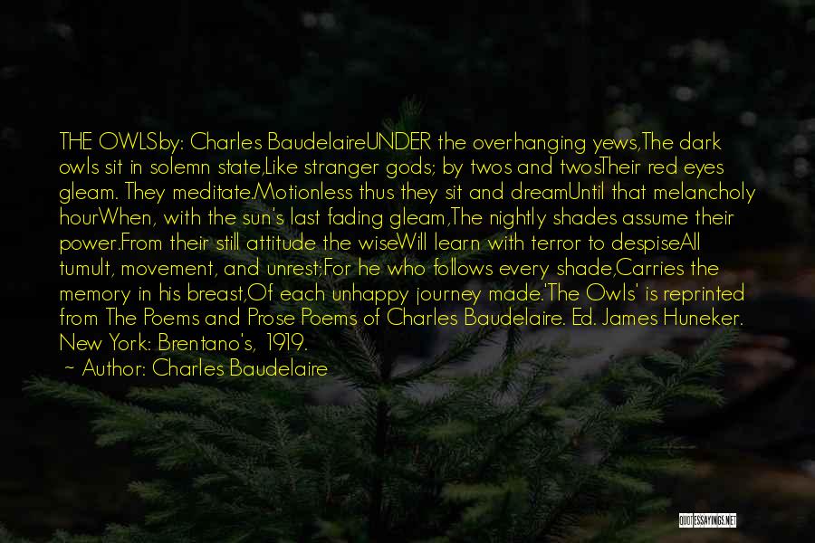 Dark Shade Quotes By Charles Baudelaire