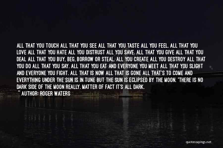 Dark Side Moon Quotes By Roger Waters