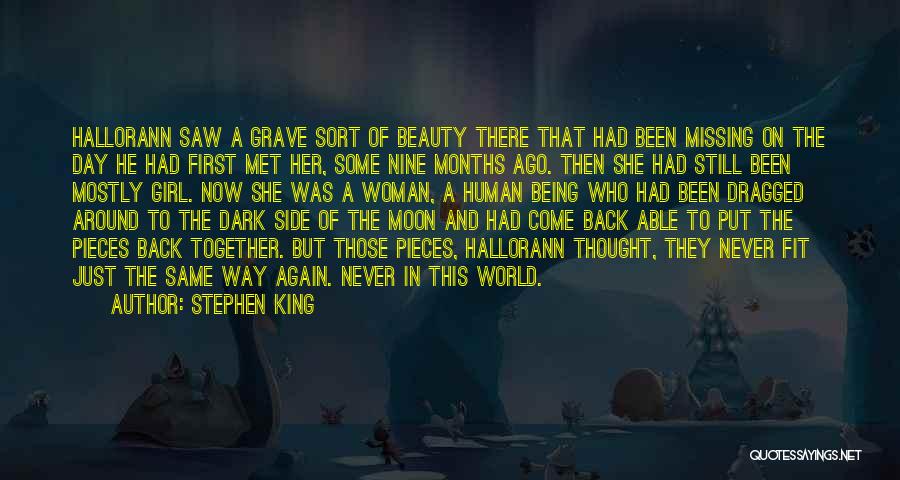Dark Side Moon Quotes By Stephen King