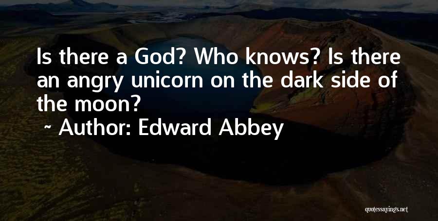 Dark Sides Quotes By Edward Abbey