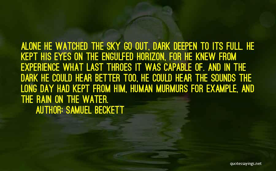 Dark Sky Quotes By Samuel Beckett