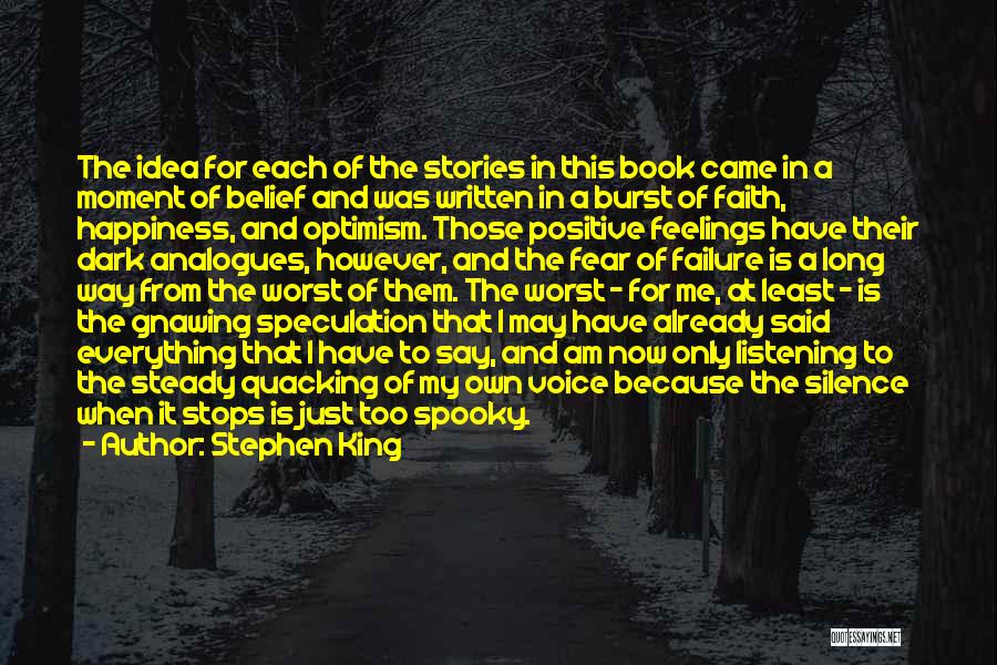 Dark Spooky Quotes By Stephen King