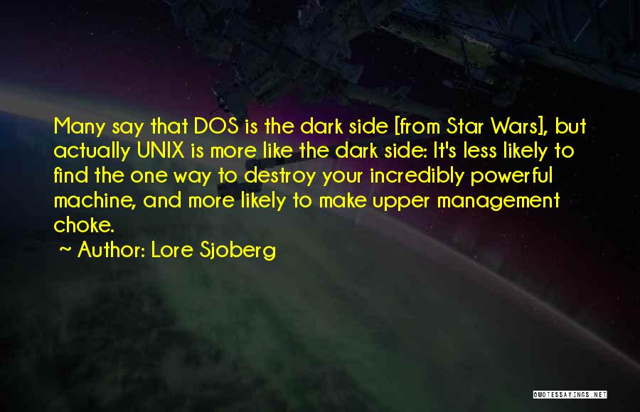 Dark Star Wars Quotes By Lore Sjoberg
