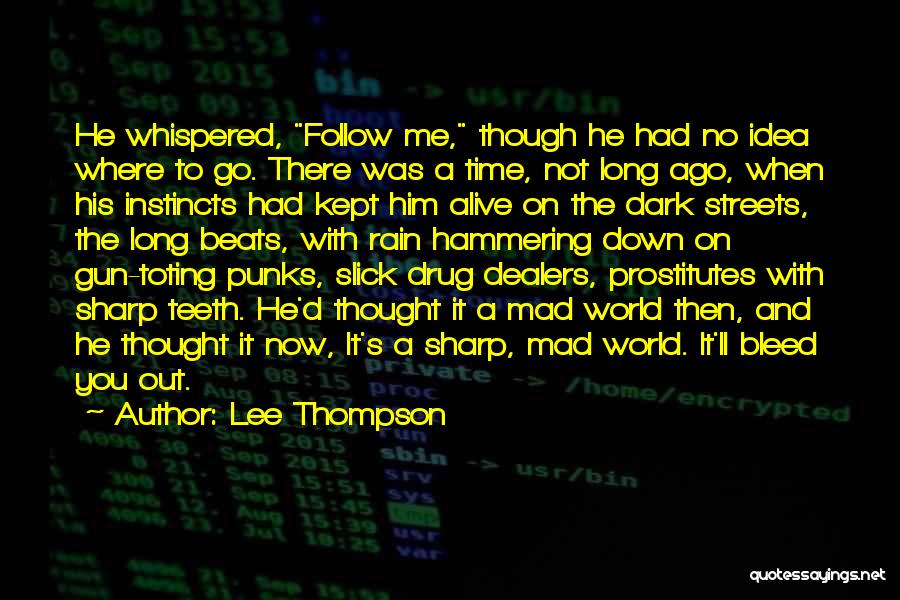 Dark Streets Quotes By Lee Thompson