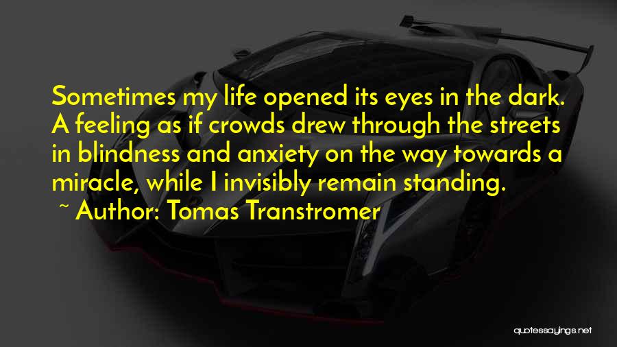 Dark Streets Quotes By Tomas Transtromer