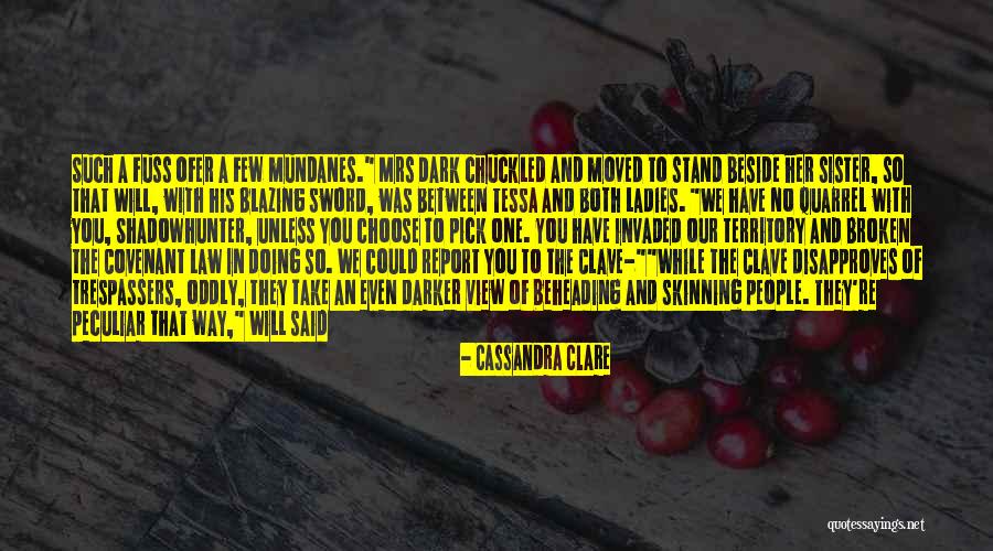 Dark Territory Quotes By Cassandra Clare