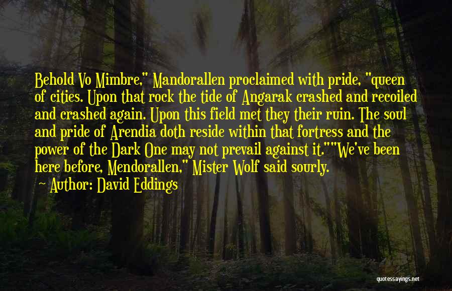 Dark Tide Quotes By David Eddings