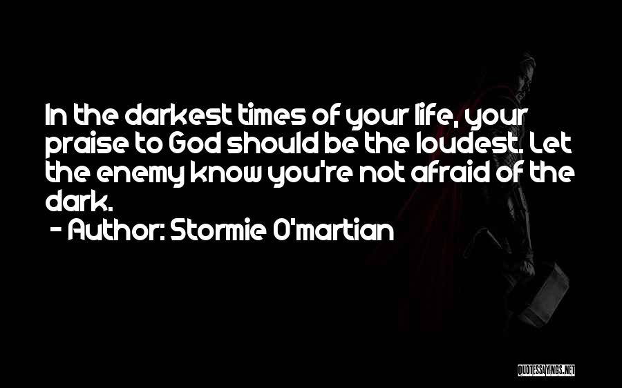 Dark Times In Life Quotes By Stormie O'martian