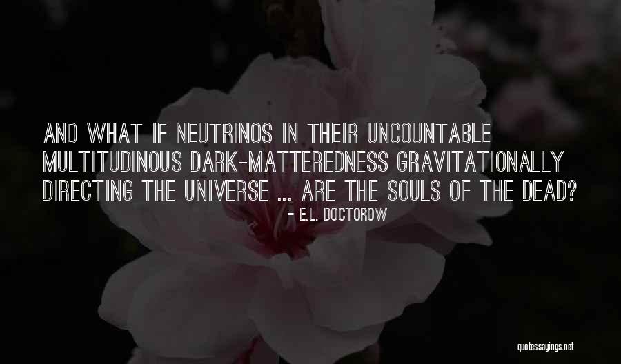 Dark Universe Quotes By E.L. Doctorow Dark Universe Quotes By E.L. Doctorow