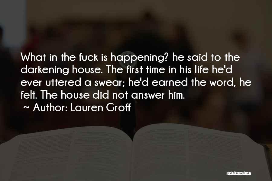 Darkening Quotes By Lauren Groff