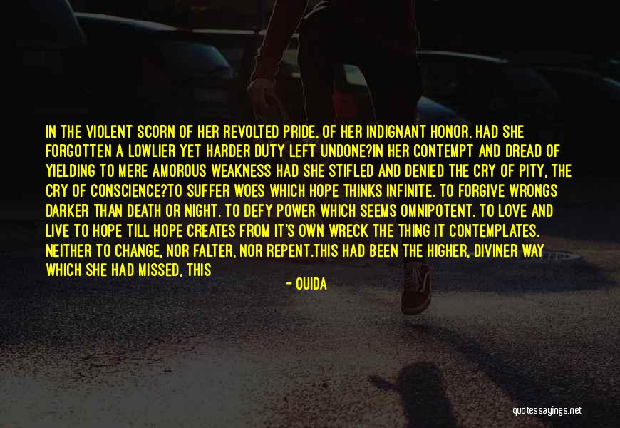 Darker Than Night Quotes By Ouida Darker Than Night Quotes By Ouida