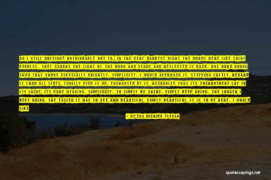Darkest Night Quotes By Milena Michiko Flasar Darkest Night Quotes By Milena Michiko Flasar