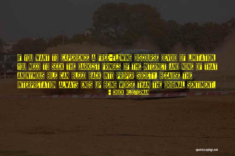 Darkest Quotes By Chuck Klosterman Darkest Quotes By Chuck Klosterman