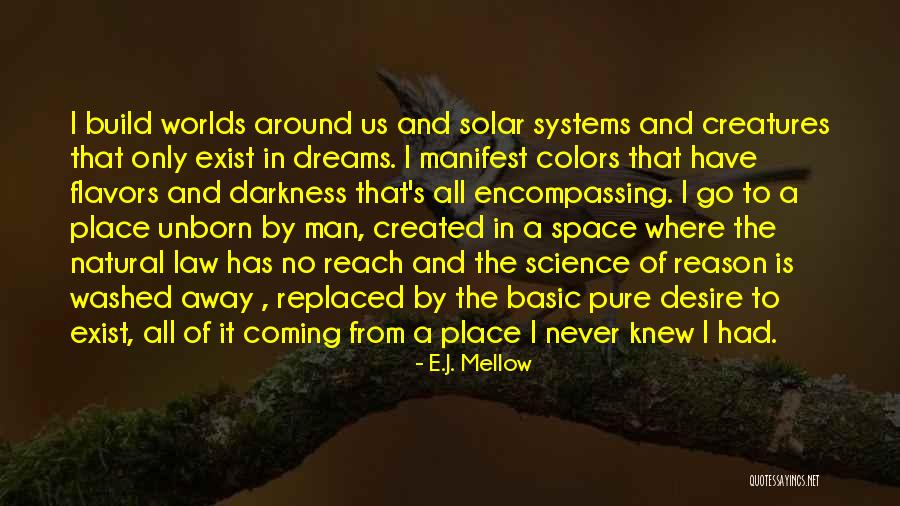 Darkness All Around Quotes By E.J. Mellow