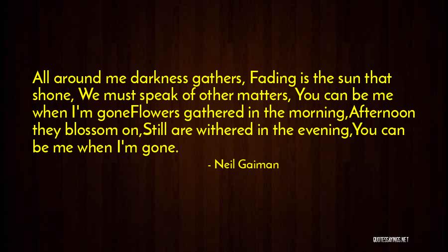 Darkness All Around Quotes By Neil Gaiman