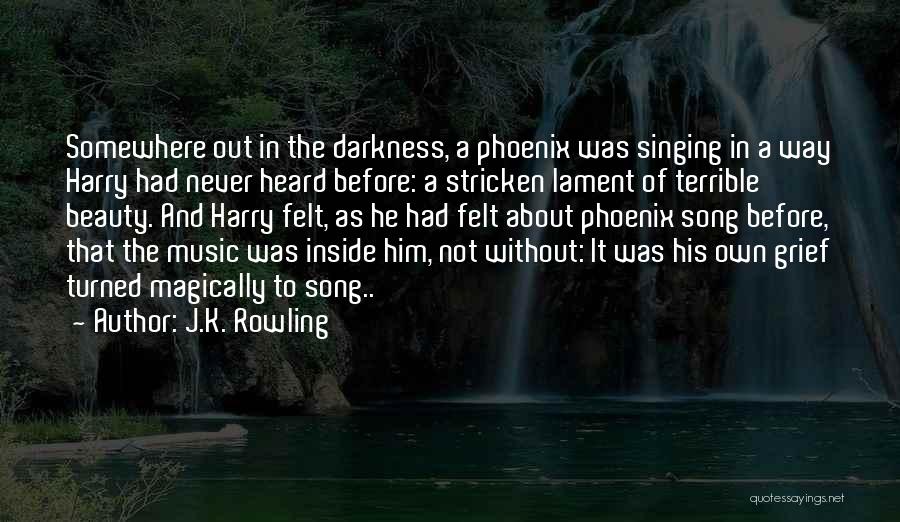 Darkness And Beauty Quotes By J.K. Rowling