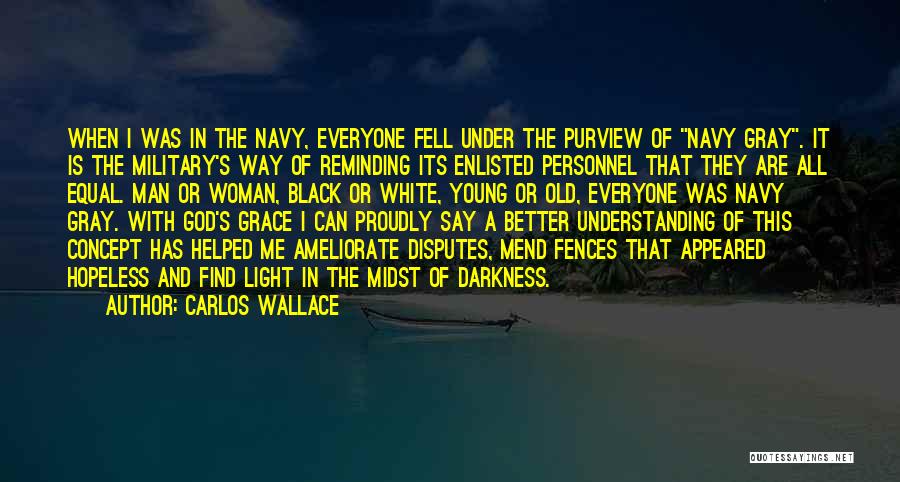 Darkness And God Quotes By Carlos Wallace